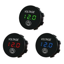 DC 12V-24V LED Panel Digital Voltage Volt Meter Display Voltmeter Motorcycle Car picture