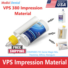 Dental 380ml VPS Impression Material Monophase Heavy Body Fast Set Mint PVS USA picture