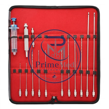 14 Pcs Liposuction Cannulas Set Luer Lock Face Fat Transfer Surgery Cosmetic Kit picture