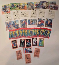 1996 Superman Action Packs Complete Set Gum Pop-Outs Stickers Puzzle Coloring NM picture