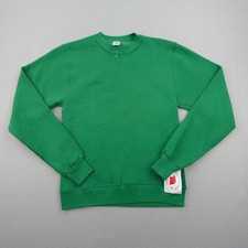 Vintage Russell Athletic Sweatshirt Mens XS Green Crewneck Deadstock NEW USA 90s picture