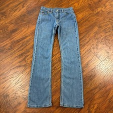 Levi 527 Jeans Mens 29 Boot Cut Slim Fit Medium Wash Stretch Denim Cowboy picture