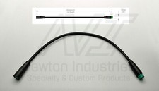 eBike Julet 5-PIN Green 25cm MALE to FEMALE Extension Cable Display Waterproof picture