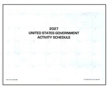 Unicor 2027 Fed Activity Schedule, Qty - 1 Individual picture