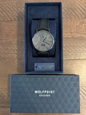 Wolfpoint Chicago x Bell’s Brewery Heritage 40.5mm Swiss Quartz Watch – Horween  picture