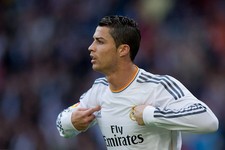 Real Madrid Authentic adidas Jersey Size Large 2013-2014 #7 RONALDO picture
