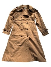 Reiss Jenna Trench Coat Women's UK 10 US 6 Tan Camel Double Breasted Belted picture