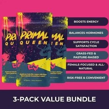 3PCS Primal Queen Supplement for Women 60 CountsBeef Organ   picture