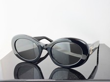 Celine CL40194U Black Frame / Grey Lens Oval Oversized Sunglasses 100% UV picture