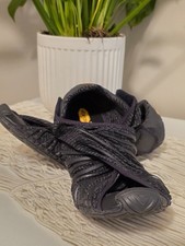 NEW Vibram Furoshiki Black Minimalist Wrapping Shoes Mens 13.5 Euro 47 Barefoot picture