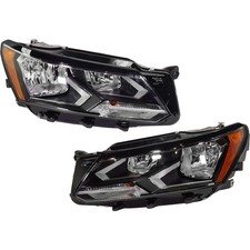 Halogen Headlight Set For 2016-2019 Volkswagen Passat Driver and Passenger Side picture