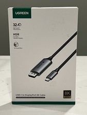 UGREEN USB C to DisplayPort Cable 8K@60Hz 4K@240/120Hz 2K@360Hz Type C (3M) picture