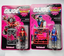 G.I Joe Destro , Quick Kick Ninja Force Lot of 2 New for 2026 Min5bon Card picture