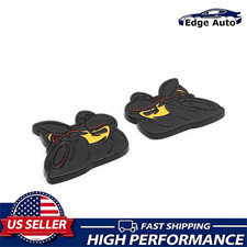 2Pcs Scat Pack Emblems Badges For Challenger Charger 6.4L Super Bee Gloss Black picture