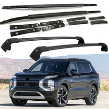 4Pcs Roof Rail Racks crossbar Rack Side Fits for Mitsubishi Outlander 2022-2026 picture