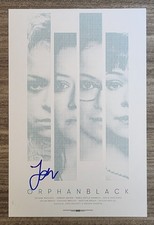 Tatiana Maslany Signed Orphan Black 12x18 Poster BBC America LEGEND RAD picture