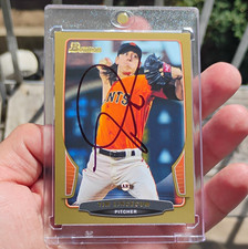 Topps 2012 Bowman Tim Lincecum San Francisco Giants Autographed signed Auto  #35 picture