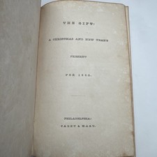 1841- THE GIFT: A CHRISTMAS AND NEW YEAR'S PRESENT -Edgar Allen POE- 1st Ed picture