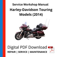 Harley-Davidson Touring Models (2014) Service Workshop Manual picture