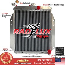 CC6665-6 Aluminum Radiator For 1964-1970 Dodge A100 Truck L6 Engine 2.8 3.2 3.7L picture