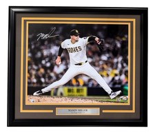 Mason Miller Signed Framed 16x20 San Diego Padres Photo Fanatics picture