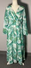 Soft Surroundings Kaia Women's Size M Green Tropical Dress NWT picture