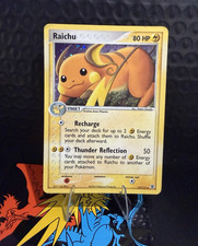 The Pokémon Company Raichu 12/112 EX FireRed LeafGreen Rev Holo Eng 2004 80HP picture