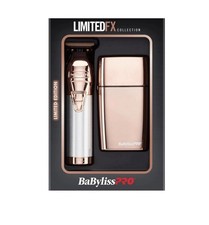BaBylissPRO LimitedFX Rose Gold Trimmer & Double Foil Shaver Gift #FXDUOFS2TRG picture