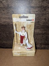 Schleich 70027 Medieval King Konig with Scepter Figure NIB Retired Vintage 2003 picture