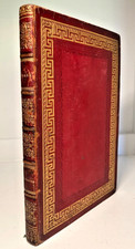 1802 Somervile The Chase Bewick Hunting Red Morocco Leather Fine Binding Bulmer picture