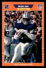 1989 Pro Set #89 Michael Irvin HOF Rookie Card RC picture