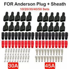10/20/30/40/50/100 Sets 30Amp 45Amp Connector with Sleeve for Anderson Powerpole picture