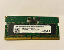 Micron 8GB DDR5 SO-DIMM PC5-4800B 262-Pin ECC MTC4C10163S1SC48BA1 picture