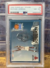 1992-93 Fleer All-Stars Michael Jordan #6 Graded PSA 8 Chicago Bulls picture