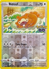 Bidoof (Peelable Ditto) Reverse Holofoil [PGO - 059/078]CommonPokemonLP picture