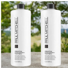 2 X PAUL MITCHELL FIRM STYLE  Freeze and Shine Super Hair Spray 33.8 Oz/Liter picture