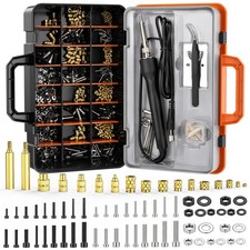750Pcs Heat Set Inserts Nuts & Bolts Set with Soldering Iron & Tweezers for 3D P picture