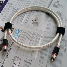 1x Oyaide FTVS-510 5N Pure Silver Coaxial 75Ω RCA digital Audio cable picture