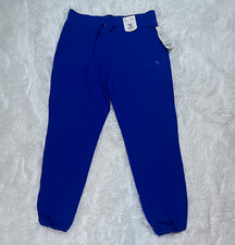 Xersion Women’s royal Blue Jogger Pants Cotton/Poly Drawstring Pockets size m picture