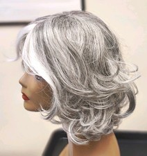 Raquel Welch Love Always Synthet Wig Wavy Bob Gray Silver White Hair Color picture