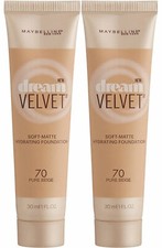 PACK OF 2 - Maybelline Dream Velvet Soft Hydrating Foundation 70 PURE BEIGE picture