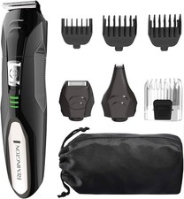Remington All-in-One Grooming Kit, Lithium Powered, 8 Piece Set, Black picture
