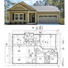 🏡1959 SF  3-Bedroom Craftsmen Style House Plans | Blueprints | Print-Ready PDF picture