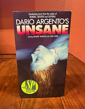 Dario Argento’s Unsane AKA Tenebrae VHS 1987 Fox Hills Video Giallo Horror picture