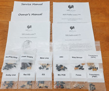 TEAC A-640 cassette deck restoration upgrade kit repair rebuild capacitor picture
