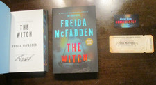 FREIDA MCFADDEN SIGNED THE WITCH BRAND NEW DELUXE HARDCOVER SPRAYED EDGES + SWAG picture