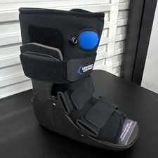 United Ortho Adjustable Cam Walker Boot Ankle/Foot Immobilizer Black LG picture