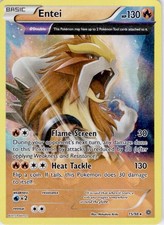 Entei 15/98 Holo Rare Ancient Origins Pokemon Near Mint picture