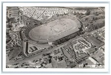 c1940's Aerial View Rodeo Hamley Co. Brubaker Pendleton OR RPPC Photo Postcard picture