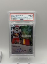 2021 Panini Donruss Optic - Dynamic Patch Autographs Tyreek Hill #DPA-14 /25... picture